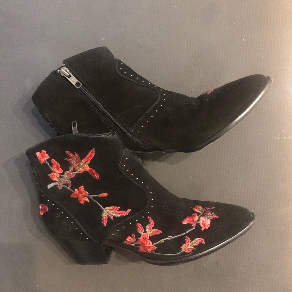 Ash Heidi Embroidered booties